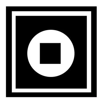 Black and white square pattern Stock Illustration