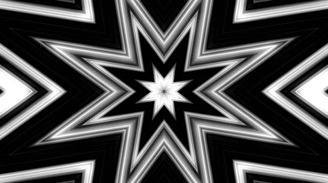 Black and White Star 01 Stock-Footage 47292352