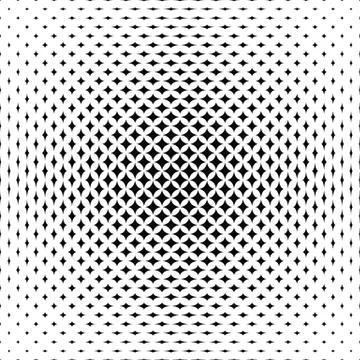 Black and white star pattern Illustrazione stock