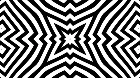 Black and white starburst pattern geometric abstract motion background design. Stock Footage 319922293