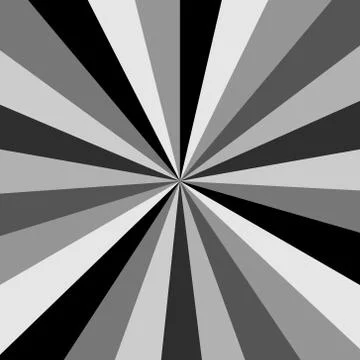 Black and White Starburst vector background Stock Illustration