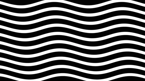 Black and white stripe motion background. Animated background. 4k Stock Footage 225875460