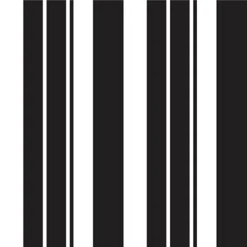 Black and White Stripe seamless pattern background in vertical style Stock Illustration