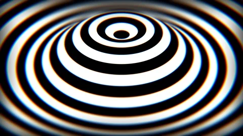 Black and white striped abstract animation Video stock 112019552