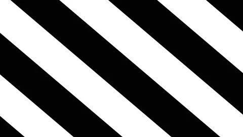 Black and white striped pattern animation Stock Footage 145791999