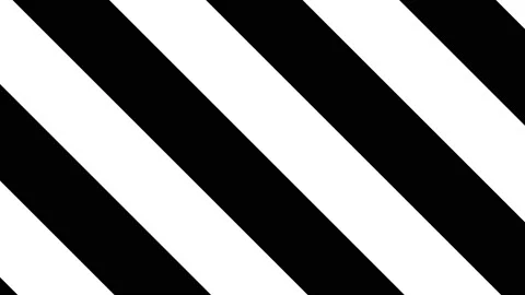 Black and white striped pattern animation Stock Footage 145792012