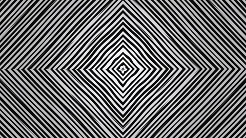 Black and white striped pattern with depth effect Stock Footage 339489808