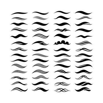Black and white striped pattern with diagonal and curved lines in repeating.. Illustrazione stock
