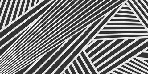 Black and white stripes abstract tech minimal background Illustrazione stock
