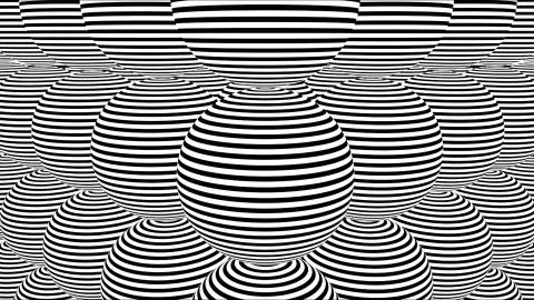 Black and white stripes. Computer generated abstract background, 3D render Stock Illustration