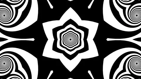 Black and white stripes. Computer generated abstract background, 3D render イラスト素材
