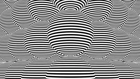 Black and white stripes. Computer generated abstract background, 3D render Stock Illustration