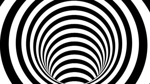 Black and white stripes. Computer generated abstract background, 3D render イラスト素材