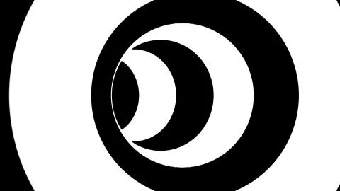 Black and white stripes. Computer generated abstract background, 3D render Stock Illustration