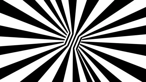 Black and white stripes. Computer generated abstract background, 3D render Stock Illustration