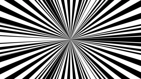Black and white stripes. Computer generated abstract background, 3D render Stock Illustration