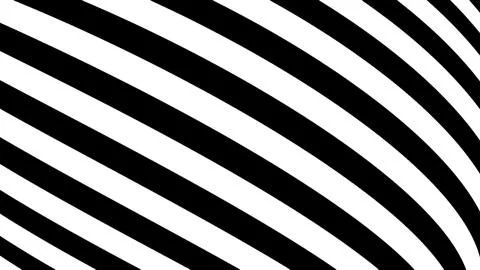 Black and white stripes. Computer generated abstract background, 3D render 스톡 일러스트