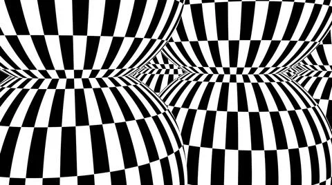 Black and white stripes. Computer generated abstract background, 3D render イラスト素材