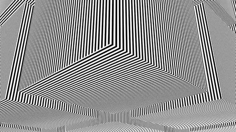 Black and white stripes. Computer generated abstract background, 3D render... Stock Photos
