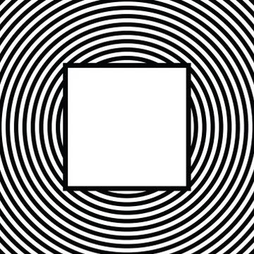 Black and white stripes pattern background with text box design 库存插图