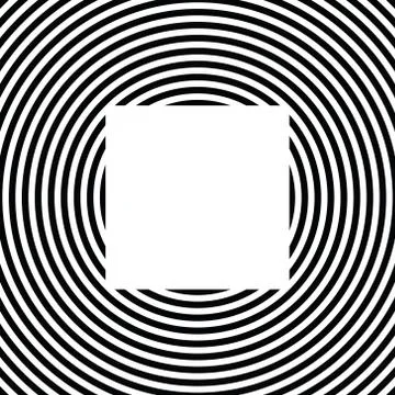 Black and white stripes pattern background with text box design Stockillustratie