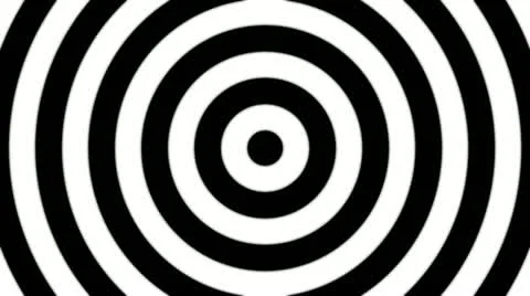 Black and White Target Background Stock Footage 22364363