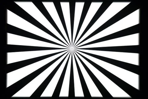 Black and white test pattern Stock Illustration