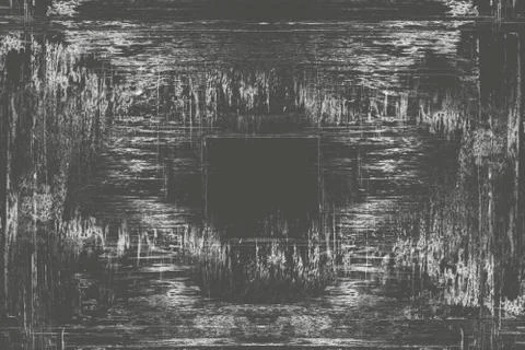 Black and white texture. Abstract monochrome background. Pattern of scratch. Illustrazione stock