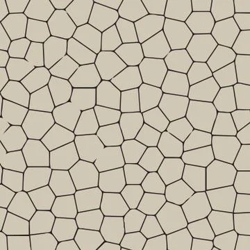 Black and white texture of cracked ground Stock Illustration