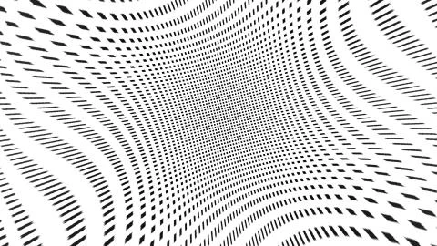Black and White texture element . Hypnosis halftone psychedelic art . Graphic Stock Illustration