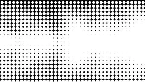 Black and White texture . Hypnosis halftone psychedelic art . Graphic trendy  Stock Illustration
