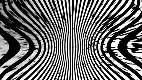 Black and White texture . Hypnosis halftone psychedelic art . Graphic trendy  Stock Illustration