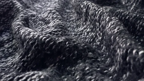 Black and white texture of a knitted sweater. Close-up. Stockbeeldmateriaal 111564723