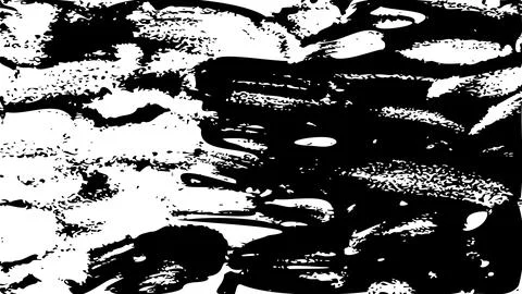 Black and white texture with large stains, abrasions, and uneven marks as a.. Stock Illustration
