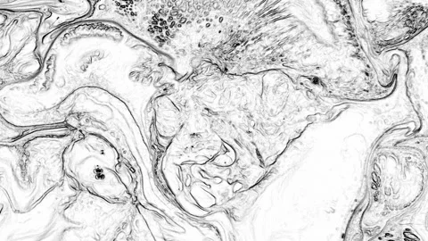 Black and White Texture Paint Swirls and Spreads Background 8 Stock Footage 321031017