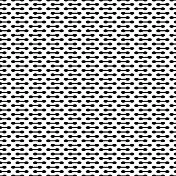 Black and white texture. Repeating abstract background Illustrazione stock