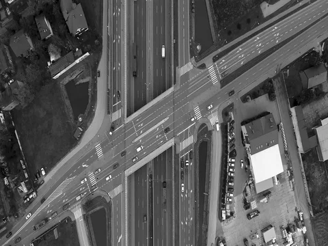 Black And White Time Lapse By Looking Straight Down Stock Footage 82662357