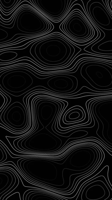 Black and white topography background animation Stock Footage 296076917