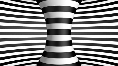Black and White Torus B Stock-Footage 75617232