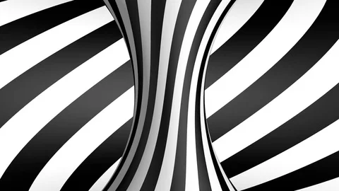 Black and White Torus D Vídeos de archivo 75617658