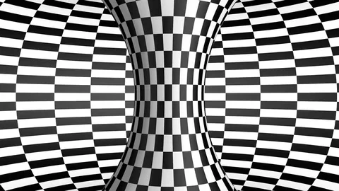 Black and White Torus A Stock-Footage 75617360