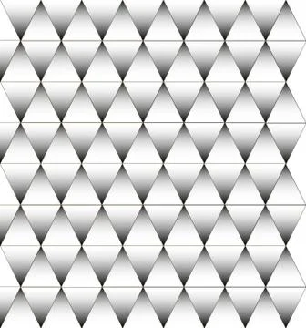 Black and white triangle pattern, background Stock Illustration