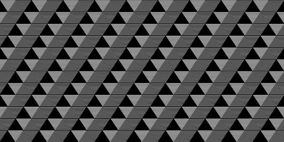 Black and white triangles pattern. Background for design.  イラスト素材