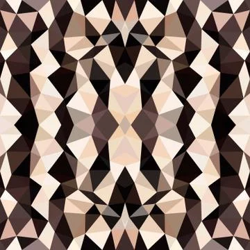 Black and white tribal vector seamless pattern Stock Illustration