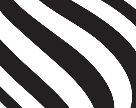 Black and white vector abstract pattern. Art design geometric shape backgroun Illustrazione stock