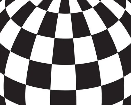 Black and white vector abstract pattern. Art design geometric shape backgroun Stock Illustration