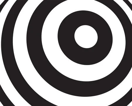 Black and white vector abstract pattern. Art design geometric shape backgroun Illustrazione stock
