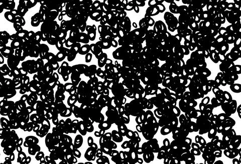 Black and white vector background with bubbles. 스톡 일러스트