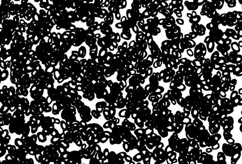 Black and white vector background with bubbles. Stock Illustration