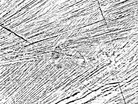 Black and white vector grunge texture of distressed cut wood with cracks Stock Illustration